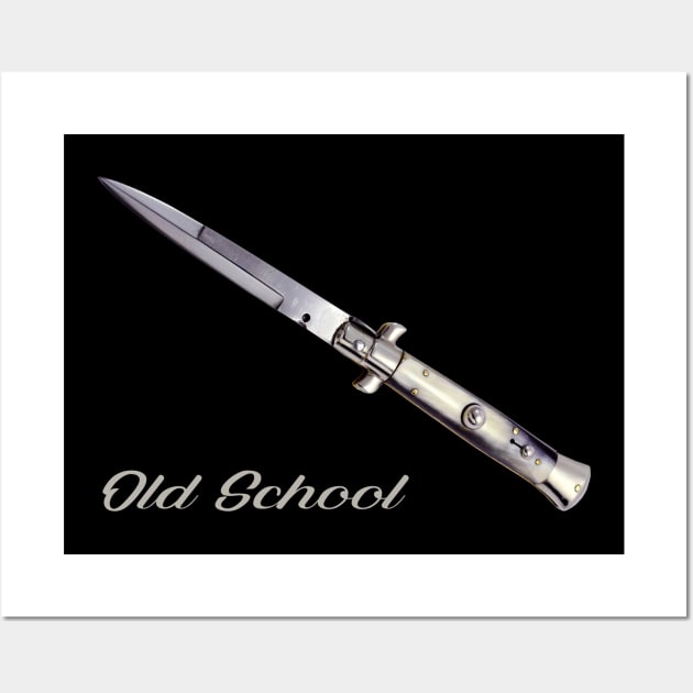 Switchblade - Old School Wall Art by RainingSpiders